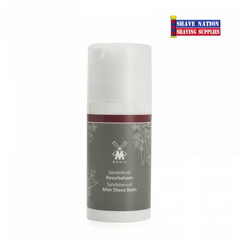 Mühle Sandalwood Aftershave Balm for Men - Soothing Post-Shave Moisturizer with Natural Ingredients - Perfect for Sensitive Skin & Daily Grooming Routine