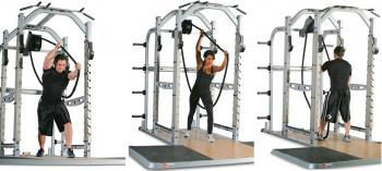Ropeflex OX2 RX2100 Beam Frame Mountable Rope Pulling Drum - Heavy Duty Winch for Gym Equipment, CrossFit Training & Home Workout Stations