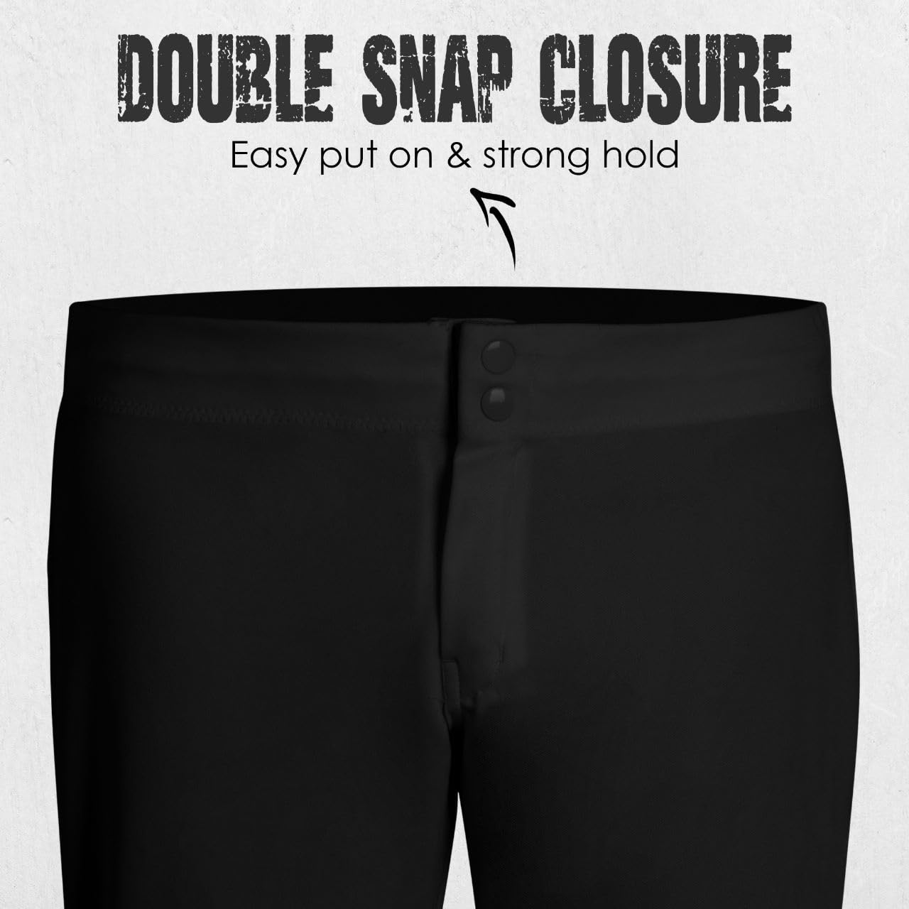 Youth Softball Knicker Pants for Girls - Black, White & Grey Baseball Pants | Comfortable & Durable for Practice & Games