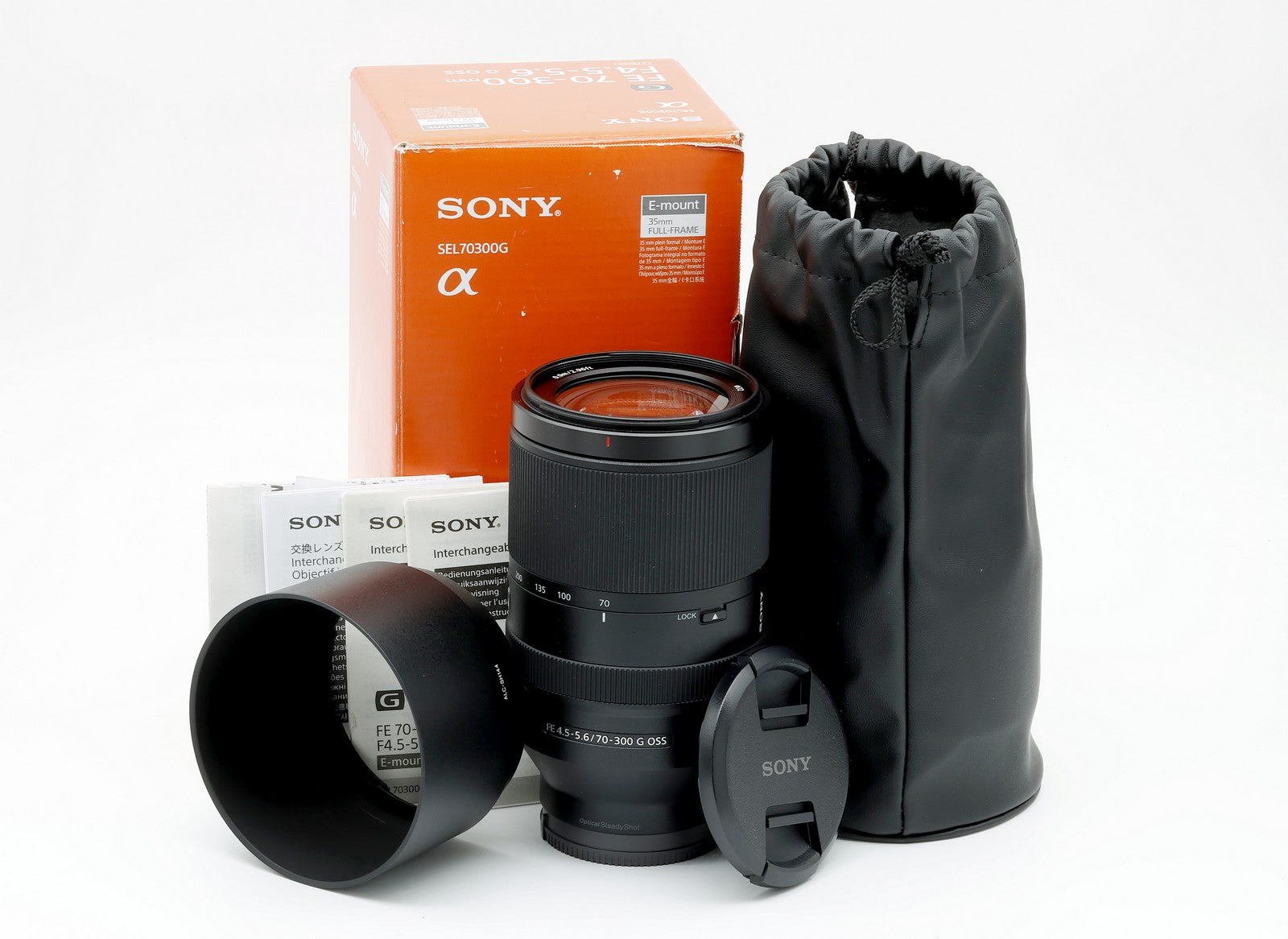 Open Box Excellent Condition Sony FE 70-300mm f/4.5-5.6 G OSS Telephoto Zoom Lens for Sony E-Mount Cameras - Perfect for Wildlife, Sports & Landscape Photography