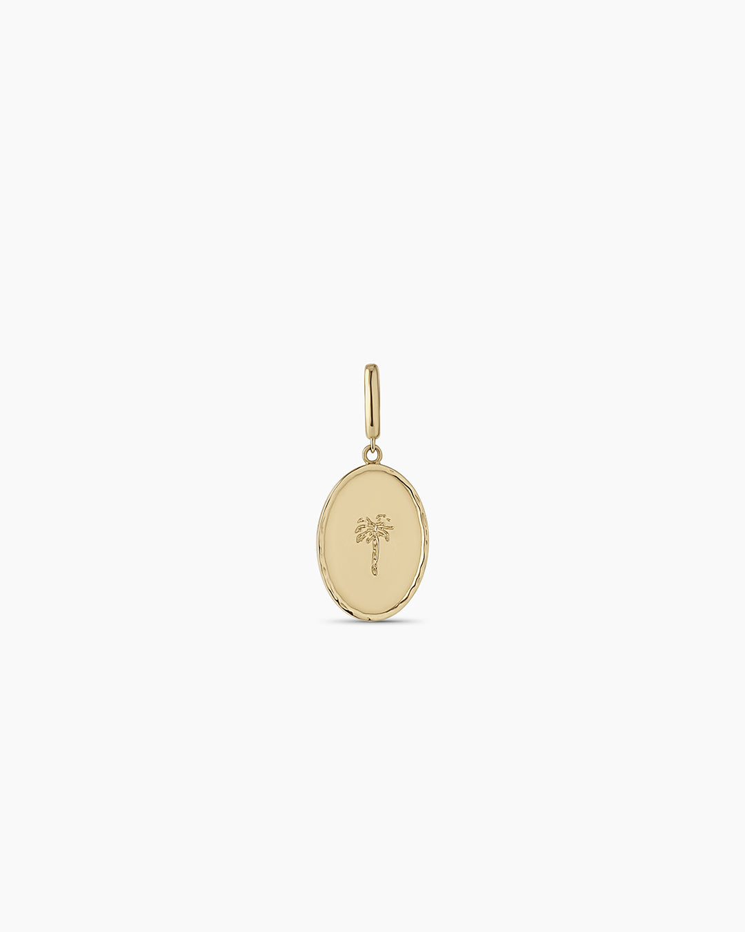 14K Gold Palm Charm Pendant Necklace - Elegant Hand of Hamsa Jewelry for Women - Perfect for Everyday Wear, Gifts & Spiritual Protection