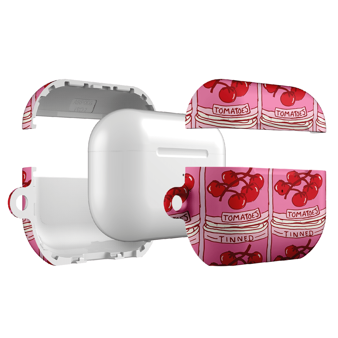 Premium AirPods Pro Case with Tinned Tomatoes Design - Durable Protective Cover for Apple AirPods Pro (2019-2023) - Perfect for Travel, Workouts & Everyday Use
