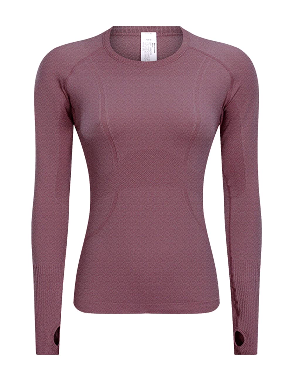 LUYAA Women's Long Sleeve Workout Tops - Breathable Yoga & Gym Athletic Shirt for Running, Fitness & Sports | Slim Fit Activewear for Women