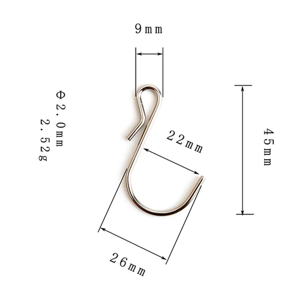 72pcs Metal S Hooks for Kitchen Storage & Organization - Space Saving Hangers