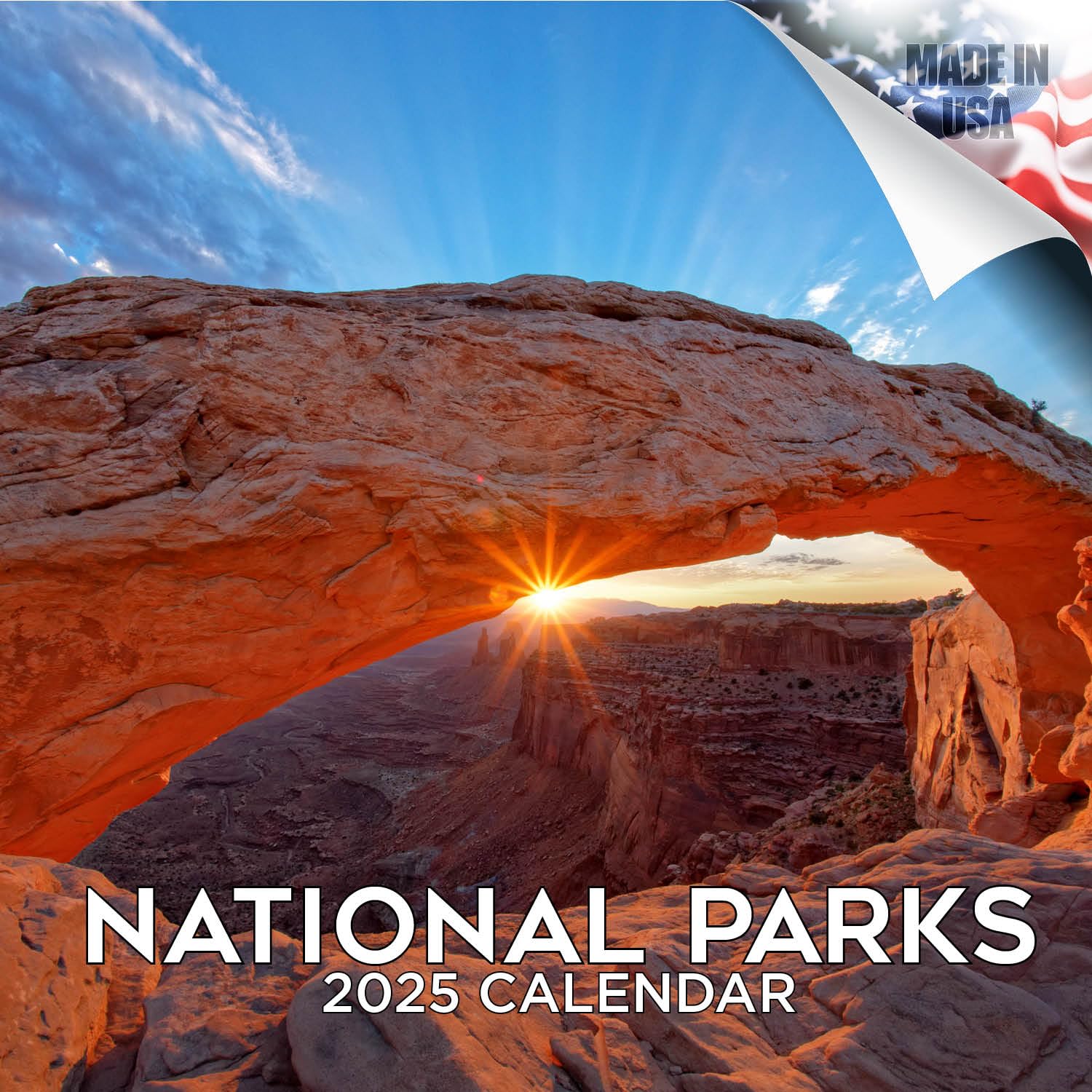 2024-2025 National Parks Wall Calendar - 14 Month Large 12