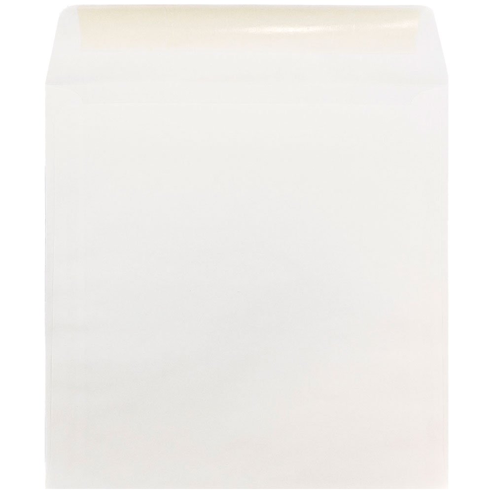 JAM PAPER 10x10 Large Square Invitation Envelopes - White - Bulk Pack of 250 - Perfect for Weddings, Parties, Greeting Cards & Business Correspondence
