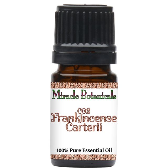 Premium Frankincense Carterii Essential Oil - 100% Pure CO2 Extracted (Boswellia Carterii) for Aromatherapy, Meditation & Skin Care