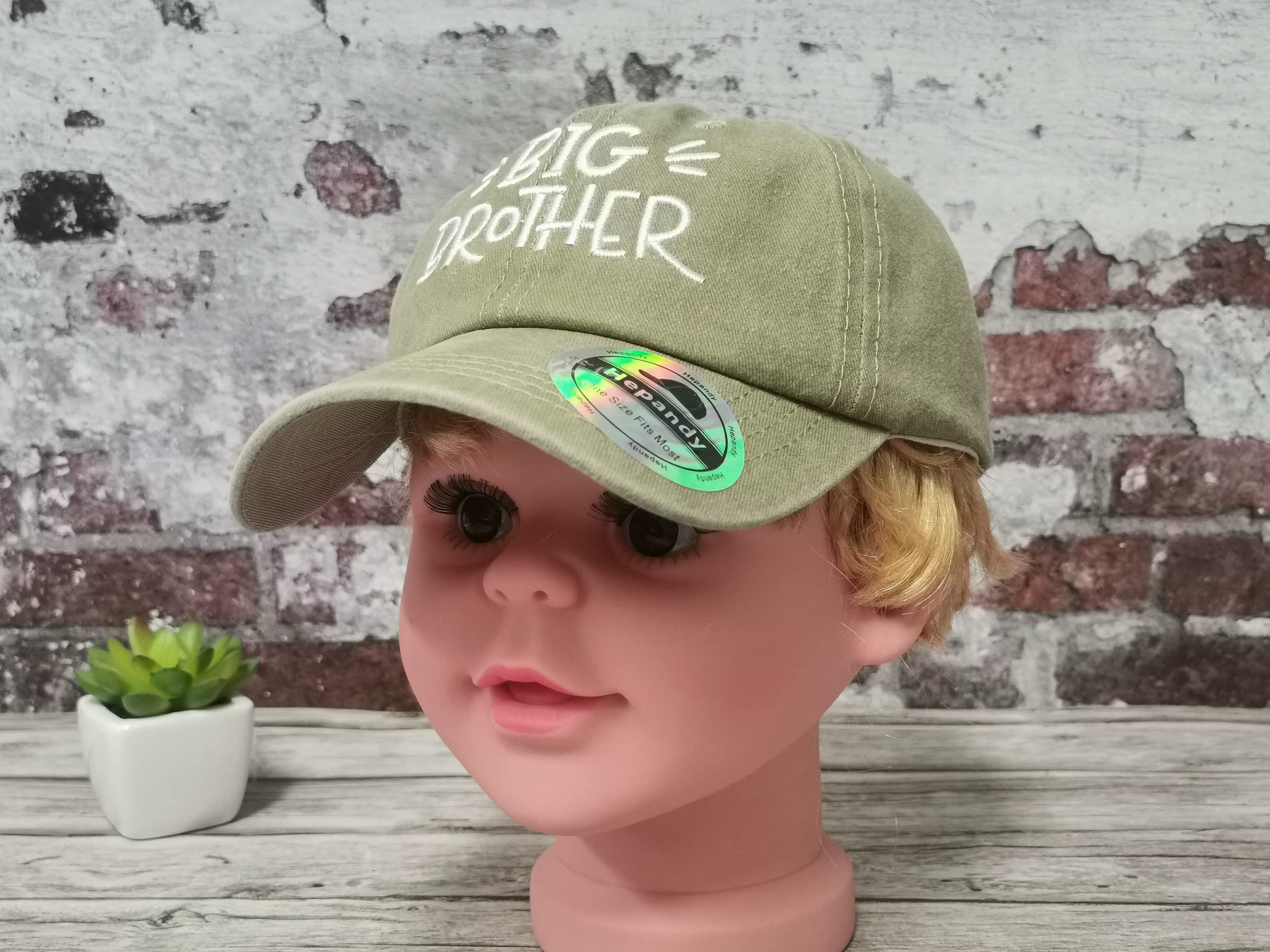 Hepandy Embroidered Brother Hats for Men - Casual & Streetwear