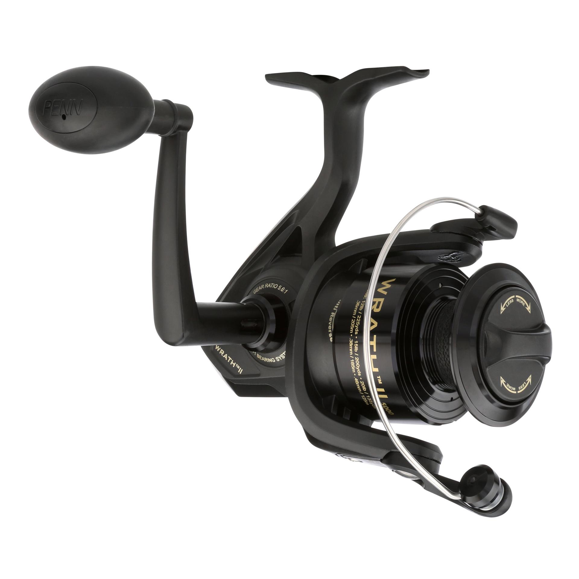 Wrath® II Spinning Reel - High Performance Saltwater Fishing Reel with Smooth Drag System | Perfect for Surf Fishing, Pier Fishing & Offshore Angling