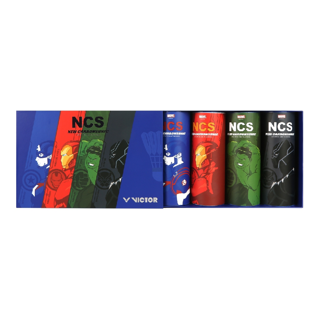 Victor Avenger's NCS Carbonsonic Badminton Shuttlecocks - Professional Grade Feather Shuttlecocks for Tournament Play & Training - Perfect for Indoor Badminton Matches & Club Games