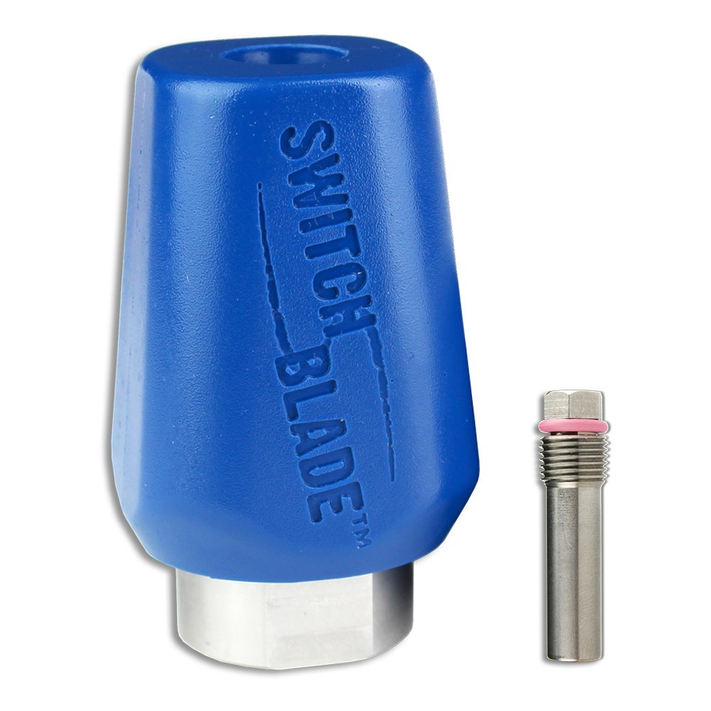 Switchblade Ace Static Zero-Degree Nozzle #12 Kit - Perfect for Pressure Washing, Car Detailing & Surface Cleaning