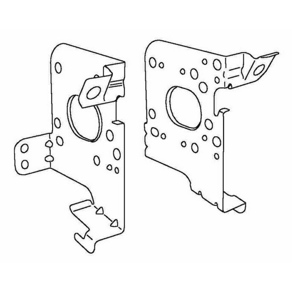 Toyota IST 2001-2006 NCP6 Compatible Side Mirror Brackets - Replacement Parts for Car Door Mirror Installation & Repair