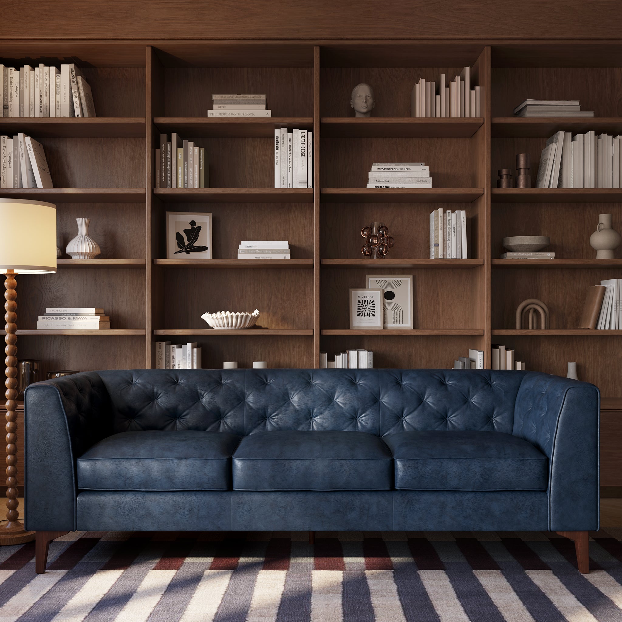 Essex Sofa - Modern Comfortable Couch for Living Room, Lounge & Office - Upholstered Fabric Sectional with Sturdy Frame - Perfect for Relaxing, Entertaining & Small Spaces