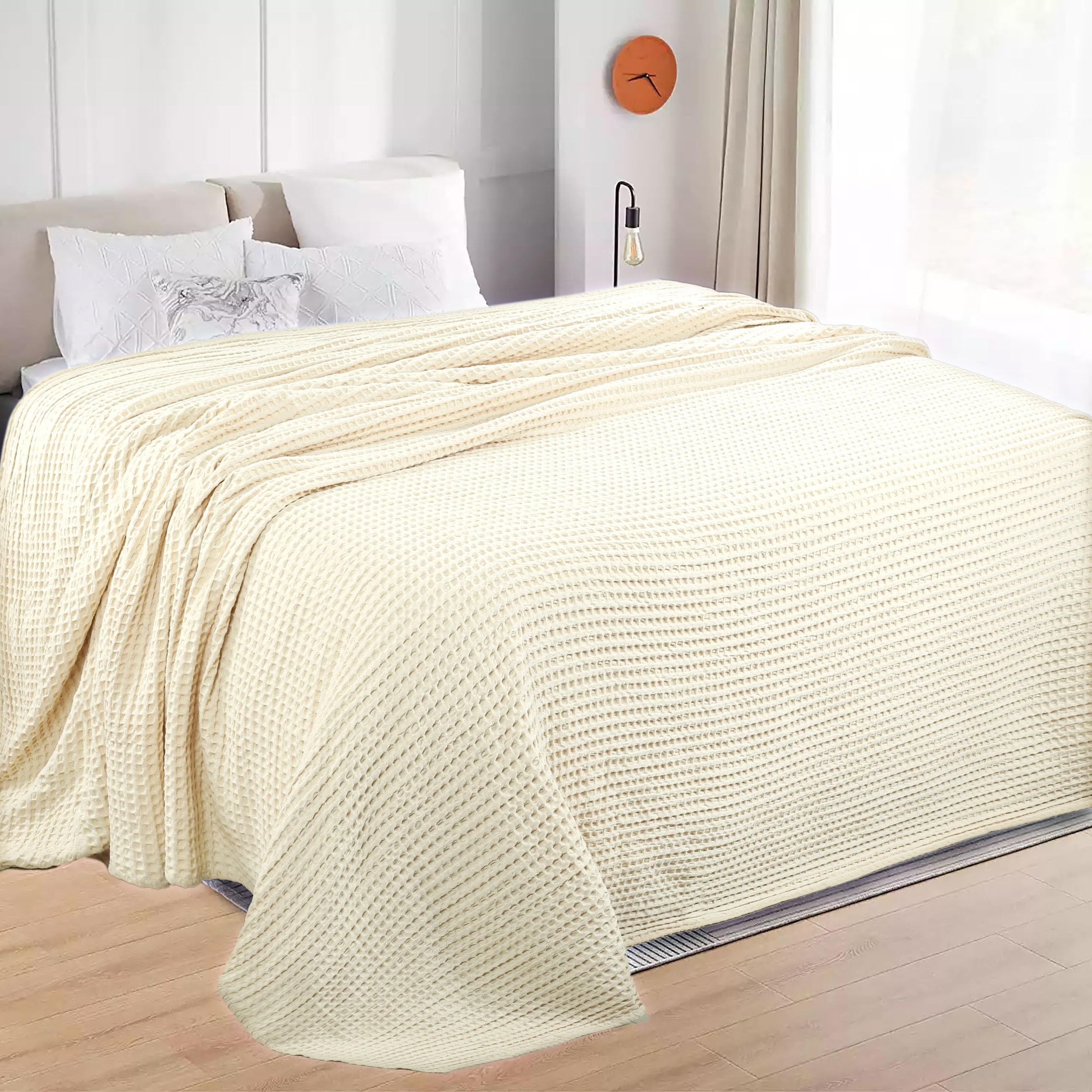Hillfair 100% Cotton Oversized King Bed Blanket - 120