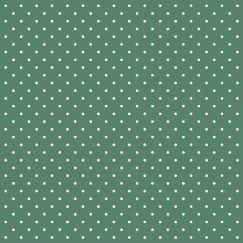 Comptoir De Toile Lucie 6 Green Spot Tablecloth - Elegant French-Inspired Home Decor for Dining Room & Kitchen