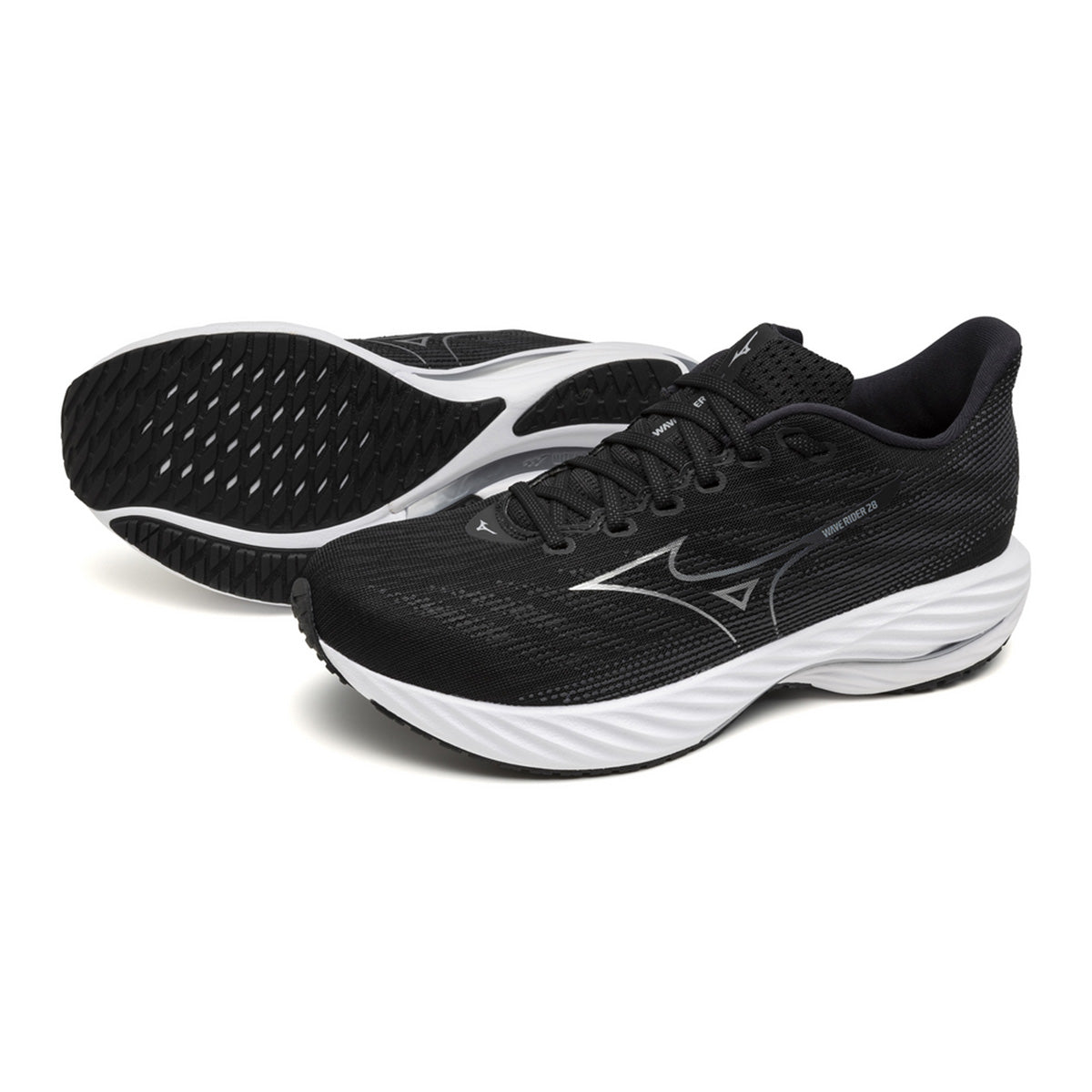 Mizuno Wave Rider 28 Men's Running Shoes - Lightweight Cushioned Sneakers for Jogging, Training & Road Running - Perfect for Marathon, Gym Workouts & Daily Wear