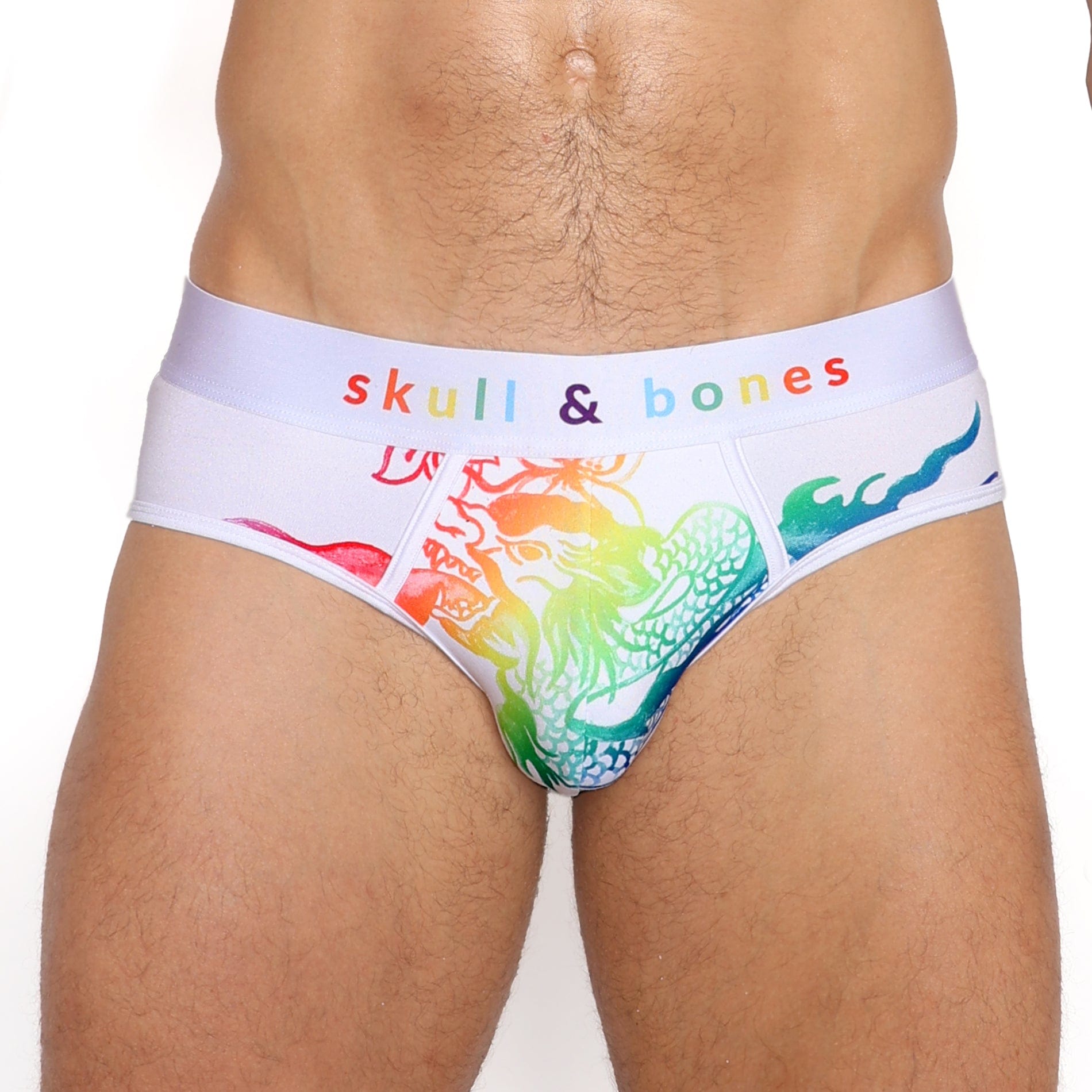 Japanese Dragon Ombre Boxer Briefs - Stylish Men's Underwear for Comfort & Fashion | Perfect for Gym, Lounge & Everyday Wear
