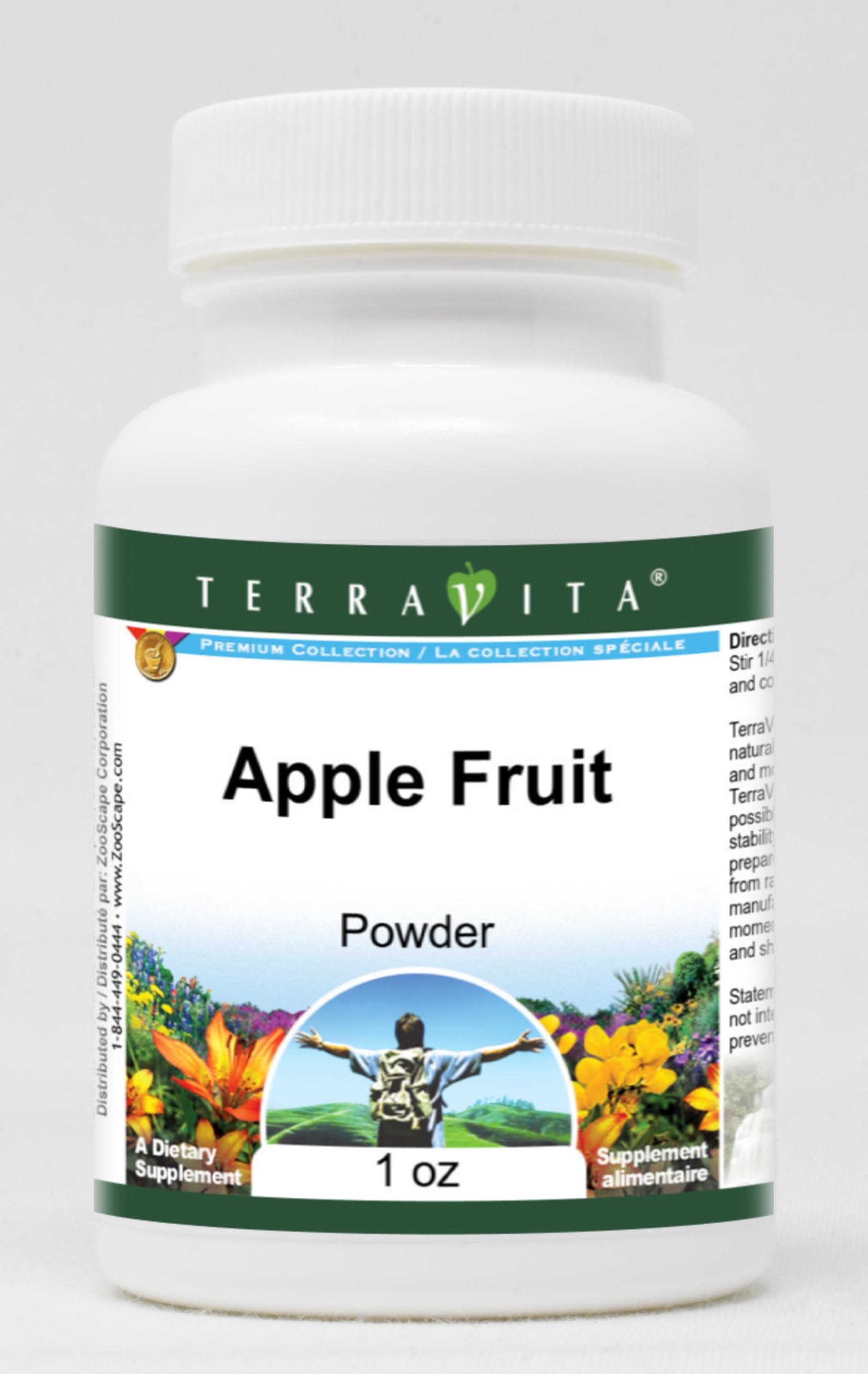 Organic Apple Fruit Powder 1 oz (3 Pack) - Natural Dried Apple Powder for Smoothies, Baking & Healthy Snacks - ZIN: 518973