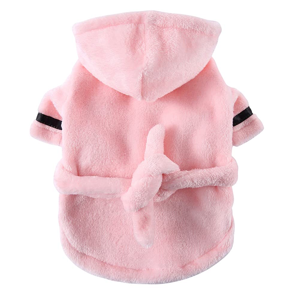 **Premium Microfiber Dog Bathrobe - Fast Drying & Super Absorbent Pet Towel for Small Dogs & Cats | Post-Bath Cozy Wrap, Grooming & Spa Day Essential**