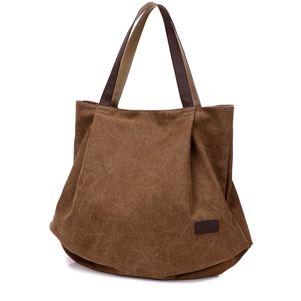 Stylish Vintage Canvas Tote Bag for Women - Durable School, Work, Travel & Shopping Shoulder Bag | Perfect for Daily Commute, Beach Trips & Grocery Shopping