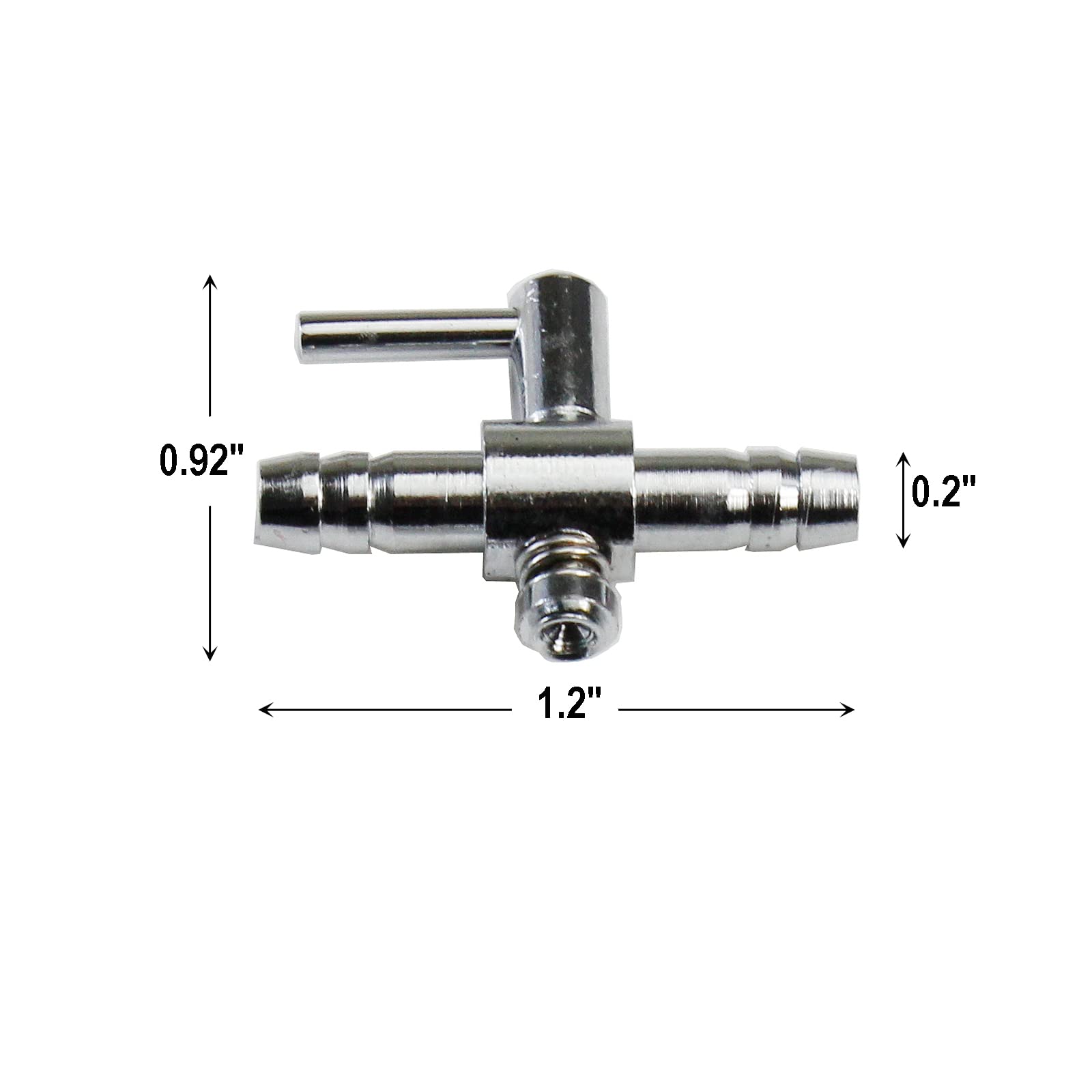 AQUANEAT Stainless Steel Aquarium Control Valve - 4 Way Air Flow Distributor Splitter for Fish Tank Air Pump | Perfect for Freshwater & Saltwater Tanks, Hydroponics Systems
