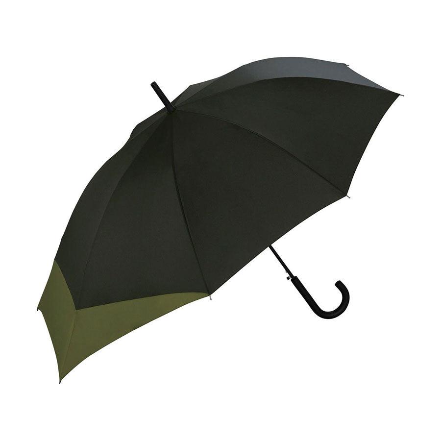 WPC Back Protect Umbrella - Lightweight (480g) Black & Khaki Waterproof Windproof Compact Travel Umbrella for Men & Women - Perfect for Commuting, Hiking, and Outdoor Activities