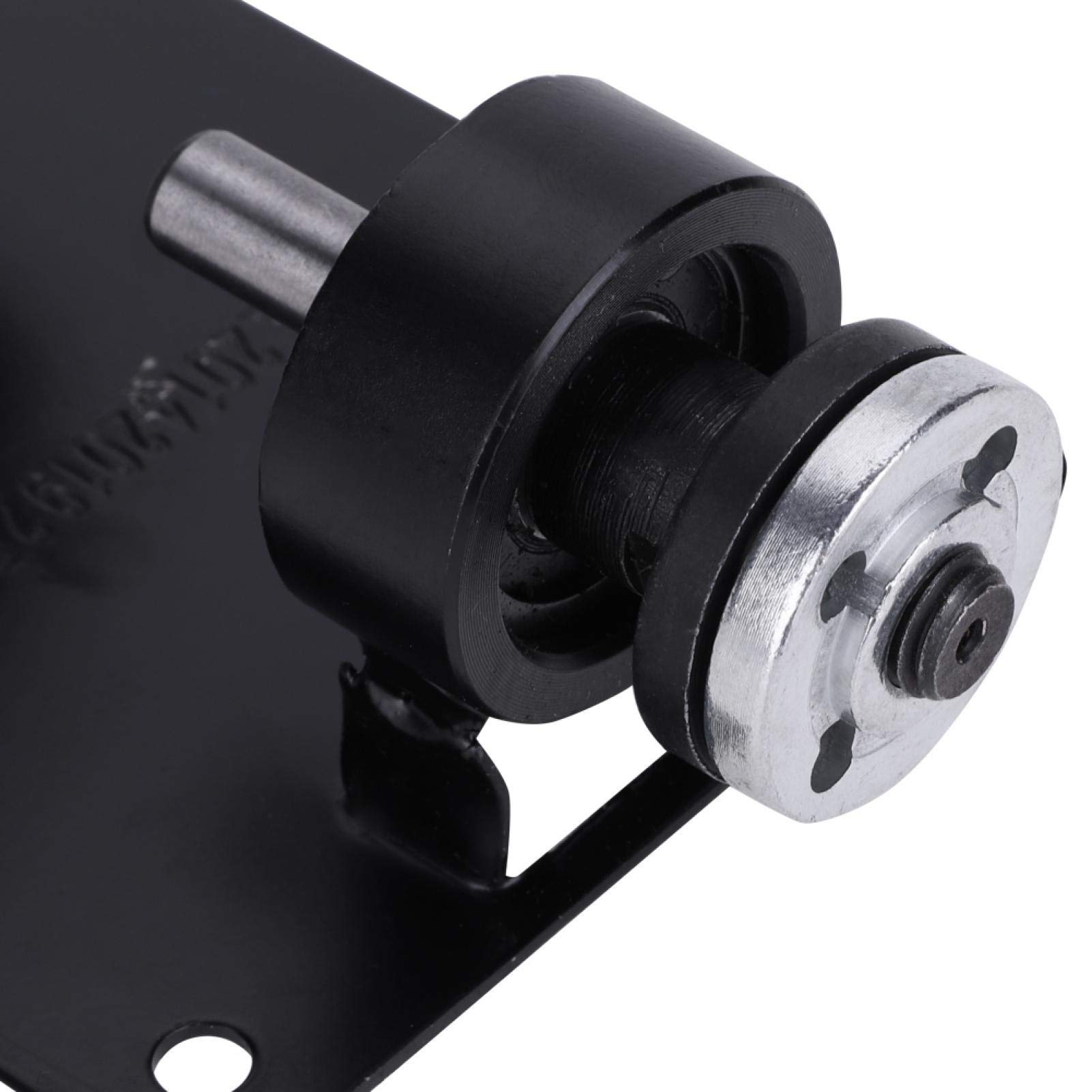 Black Metal Drill Cutting Stand & Bracket for Electric Drills - 13MM Grinding & Cutting Tool Holder - Perfect for DIY Projects, Metalworking & Woodworking