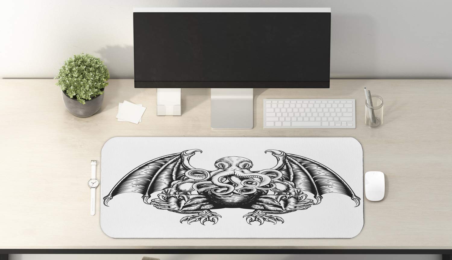 Ambesonne Kraken Gaming Mouse Pad - Large 31