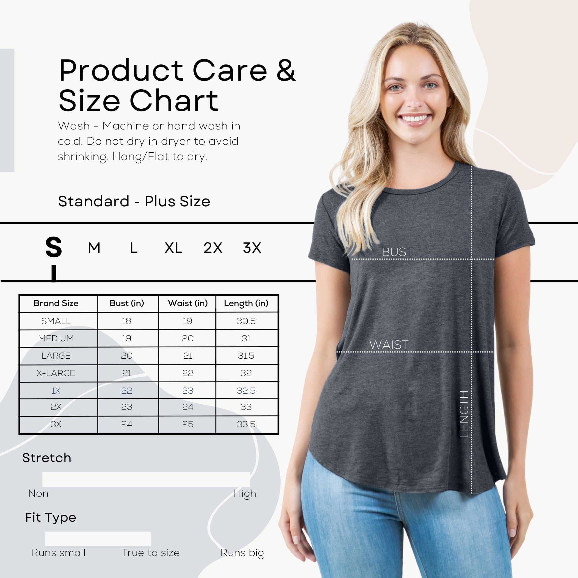 Azules Women's Short Sleeve Tunic Tops - Flowy Scoop Neck Blouse for Leggings | Casual Summer Outfit, Workwear & Dressy Occasions