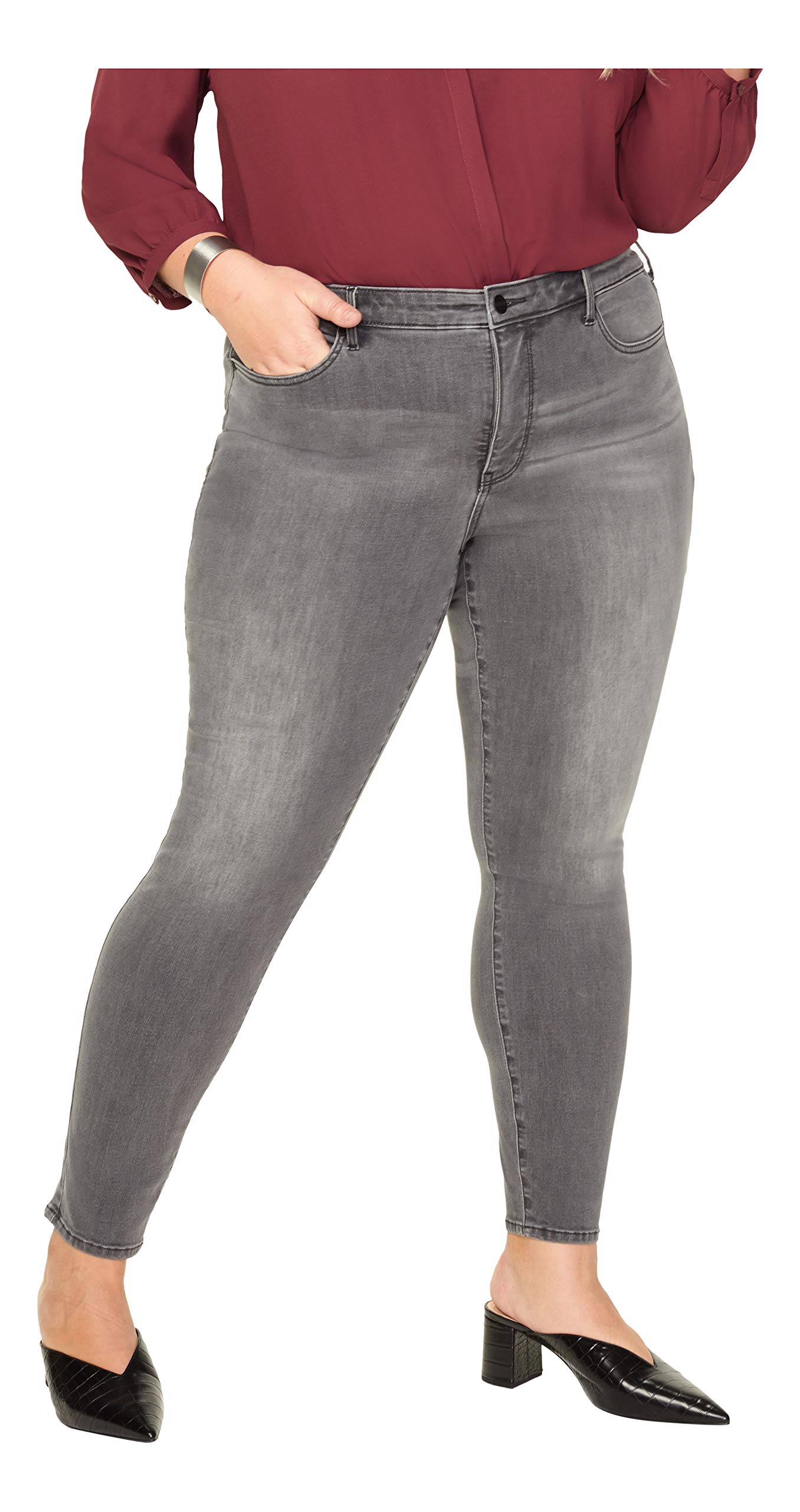 NYDJ Women's Plus Size Ami Skinny Legging Jeans - Stretch Denim Pants for Curvy Figures | Perfect for Casual Wear, Work & Everyday Comfort