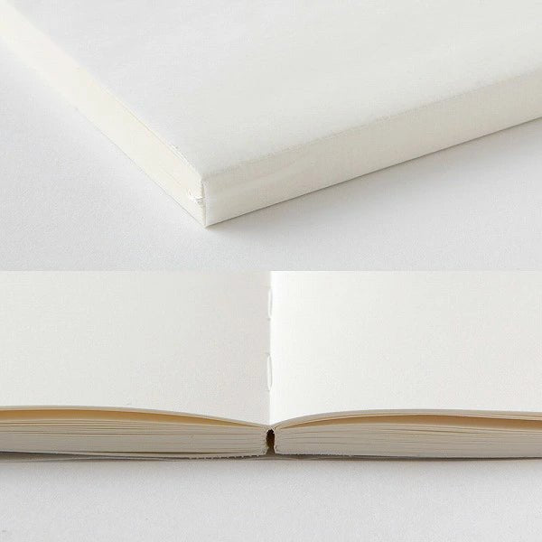 MD Square Notebook - Premium Cotton Cover & Midori DESIGNPHIL Style for Journaling, Sketching & Note Taking | Perfect for Artists, Writers & Students