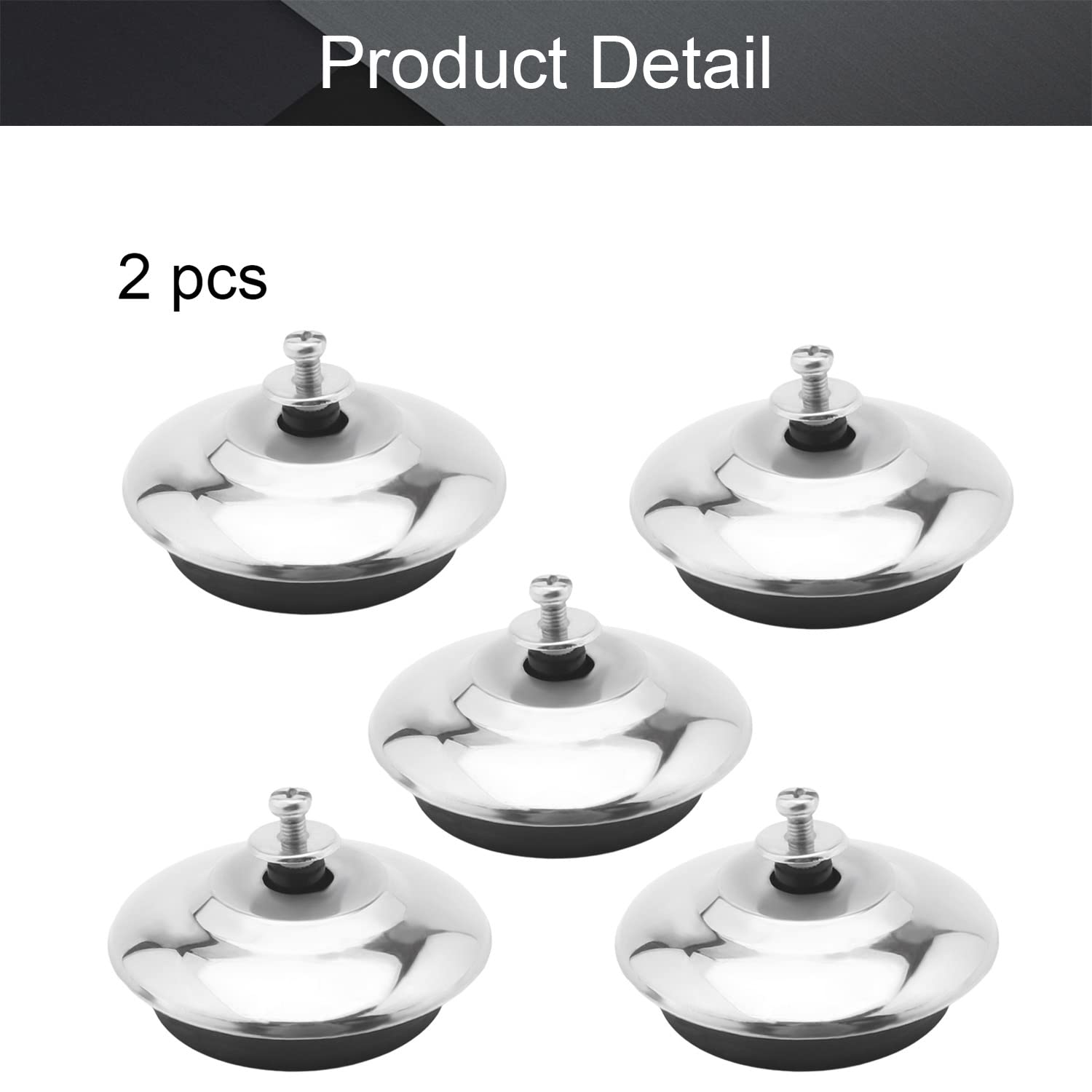 MroMax Universal Pot Lid Cover Knob Handle - 5Pcs Black Frosted Replacement Knob for Kitchen Cookware - Perfect for Stovetop Cooking, Oven Use & Pressure Cooker Safety