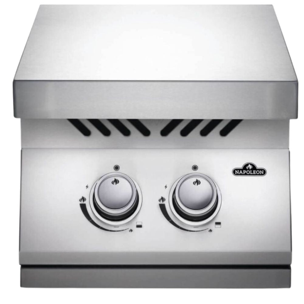 Napoleon BI12RTPSS 500 Series Built-In Dual Range Gas Burner - Perfect for Home Kitchens & Outdoor Grilling