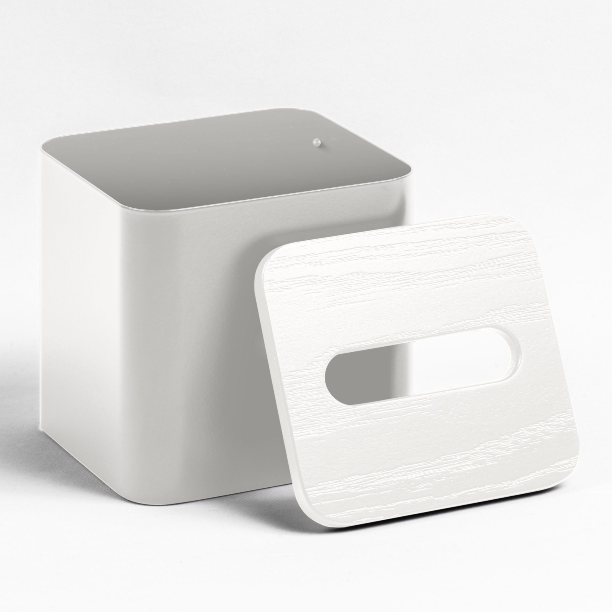 Square Tissue Box Cover - Modern White Home Decor for Living Room, Bedroom & Bathroom | Stylish & Functional Tissue Holder for Home & Office Use