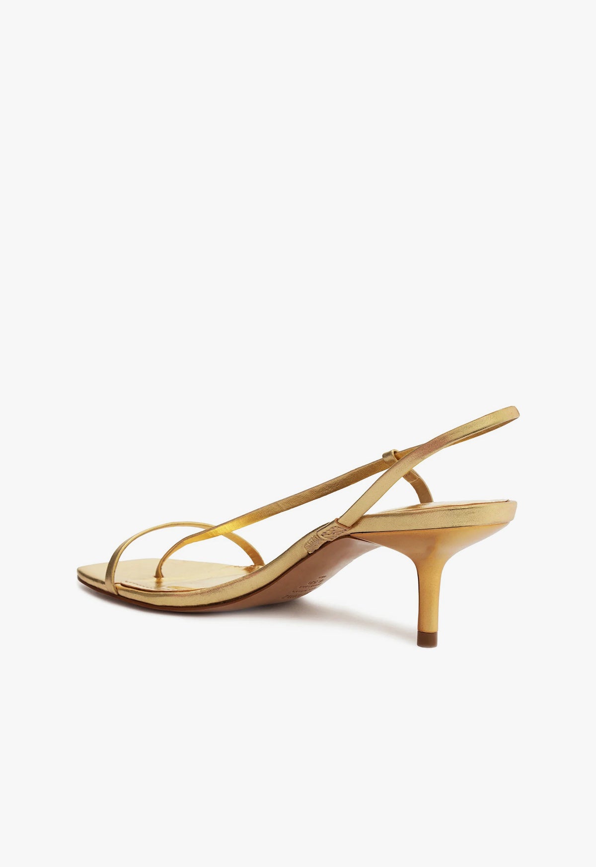 Heloise Metallic Nappa Sandal S24 - Mid Heel Height (S2184900010023) - Perfect for Evening Parties & Office Wear