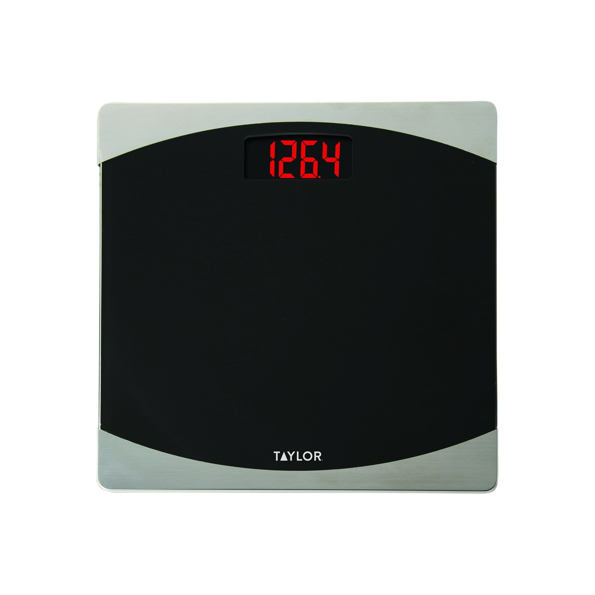 Digital Glass Bathroom Scale with Red LCD Display - Accurate Body Weight Measurement for Home Fitness Tracking & Health Monitoring | Perfect for Bathroom, Gym, and Weight Loss Programs
