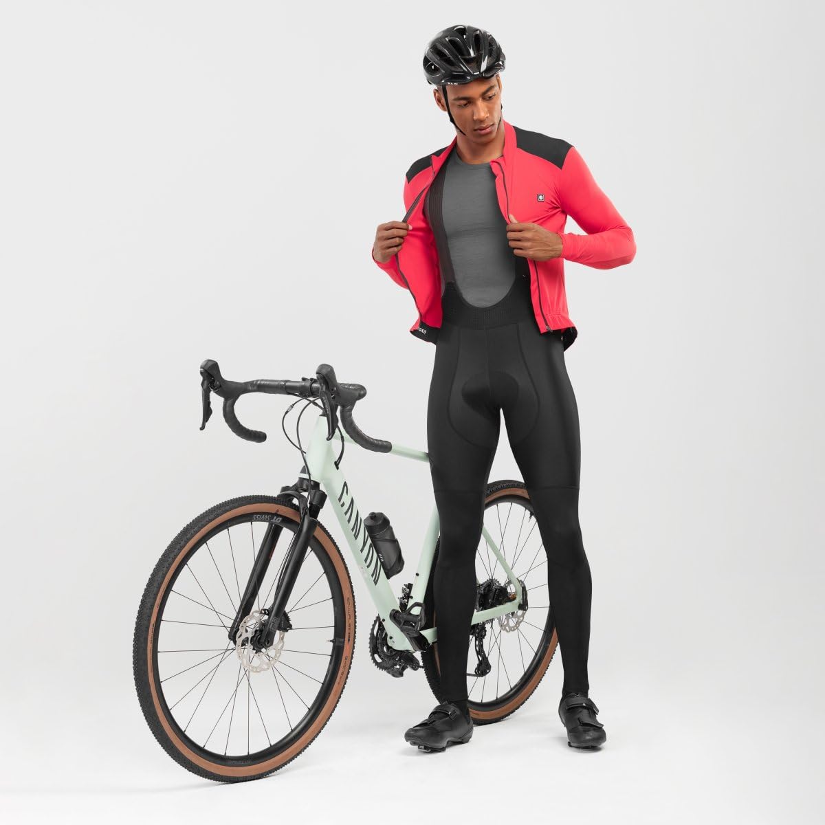SIROKO SRX Pro Supreme Long Winter Cycling Shorts for Men & Women - Thermal Windproof Biking Pants for Cold Weather Riding, Training, and Commuting