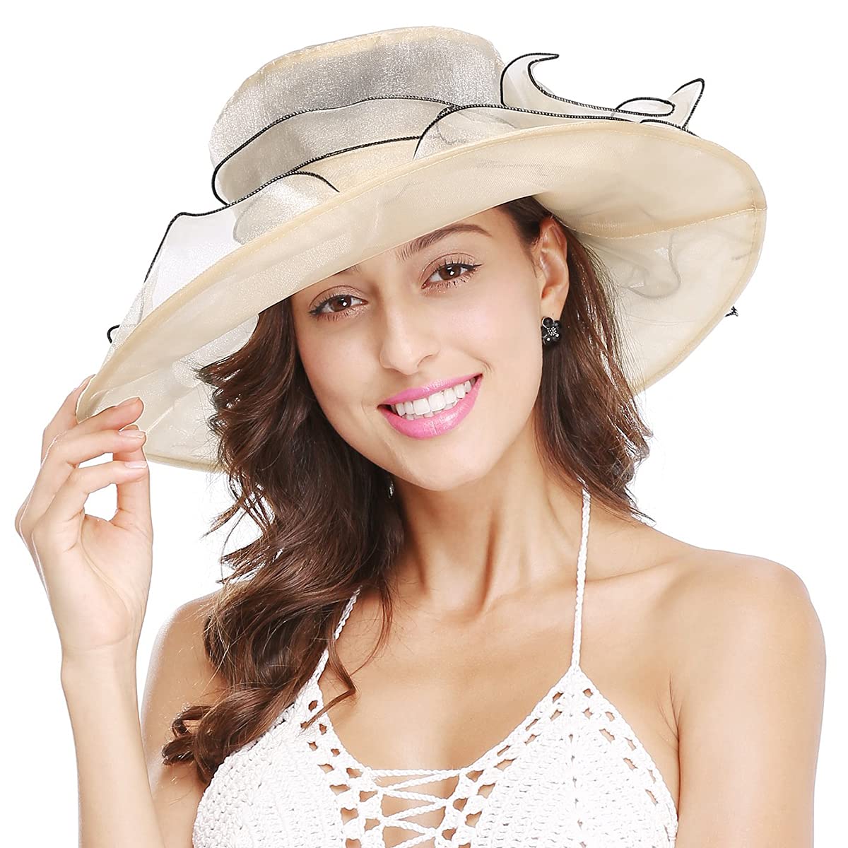 Seven Wolves Women's UV Protection Sun Hat - Wide Brim Packable Summer Hat for Beach & Travel