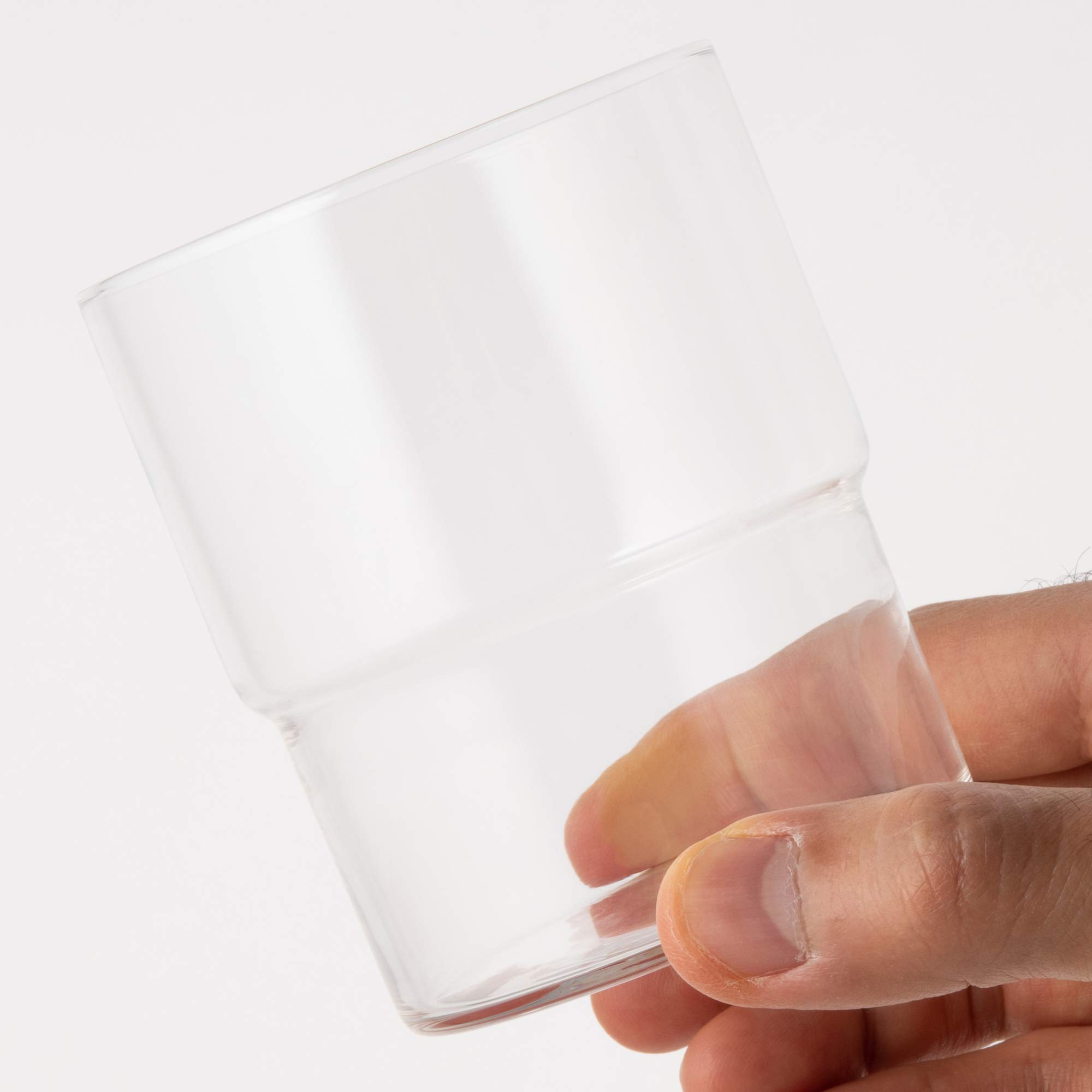 Premium TOYO SASAKI B-21126CS Fino Glass Tumbler Set - 13.4oz (390ml) Dishwasher Safe Japanese Drinking Glasses - Case of 48 - Perfect for Restaurants, Bars, and Home Entertaining