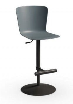 Midj Calla S SG PP Stool - Modern Lightweight Plastic Stool for Home, Office, and Outdoor Use - Perfect for Dining, Lounging, and Extra Seating