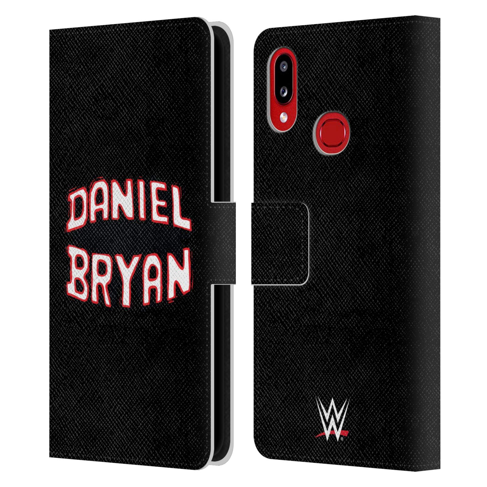 Daniel Bryan WWE Leather Book Wallet Case for Samsung Galaxy A10s (2019) - Officially Licensed by Head Case Designs, Perfect for Wrestling Fans & Daily Protection