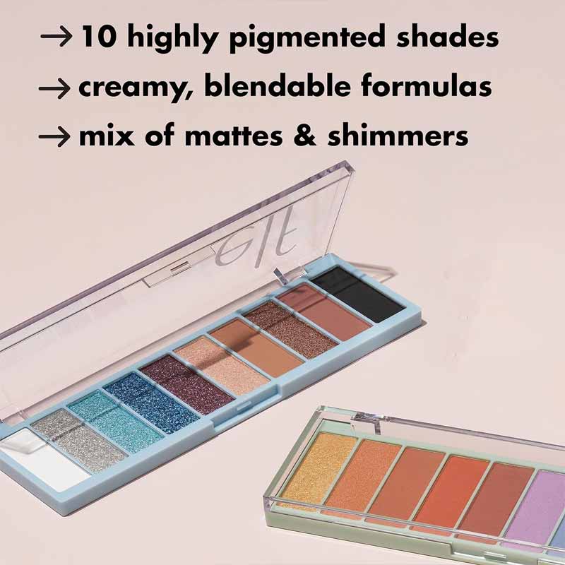 e.l.f. Perfect 10 Eyeshadow Palette - Intergalactic Cosmic Colors for Day & Night Makeup Looks | Vegan & Cruelty-Free Eyeshadow Set for Party, Date Night & Special Occasions