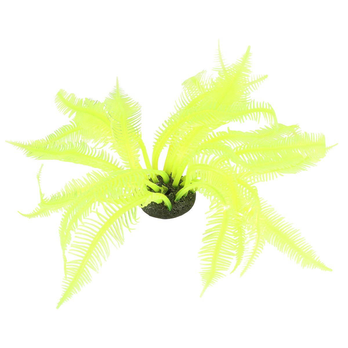 Christmas Ornament Decorations - Yellow Ocean Theme Artificial Coral for Aquarium & Fish Tank | Perfect for Holiday Home Decor and Underwater Scenes