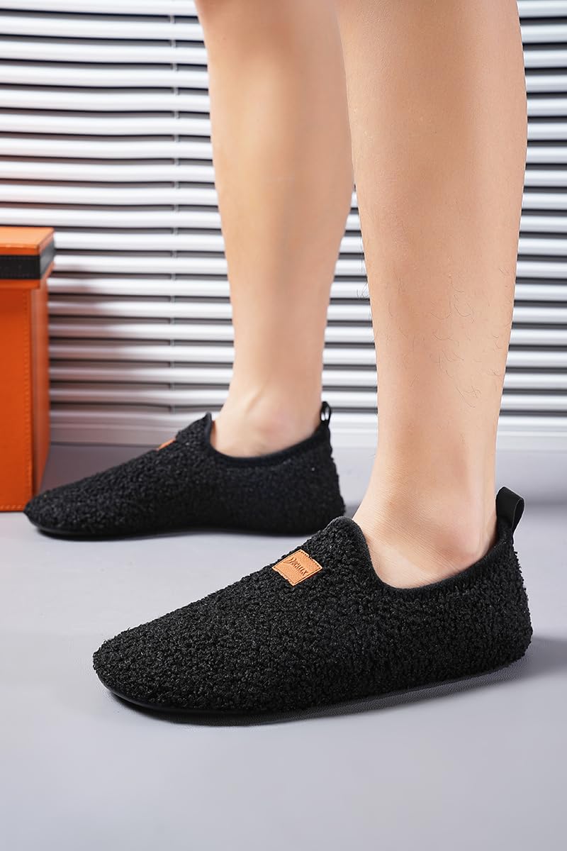 Non-Slip Indoor House Slippers for Women & Men - Lightweight Comfortable Home Shoes for Relaxing, Lounging & Cold Floors