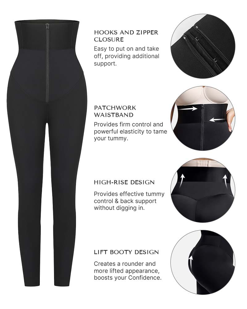 AirSlim® Plus Curve High Waisted Yoga Pants for Women - Tummy Control Workout Leggings - Perfect for Gym, Running & Everyday Wear