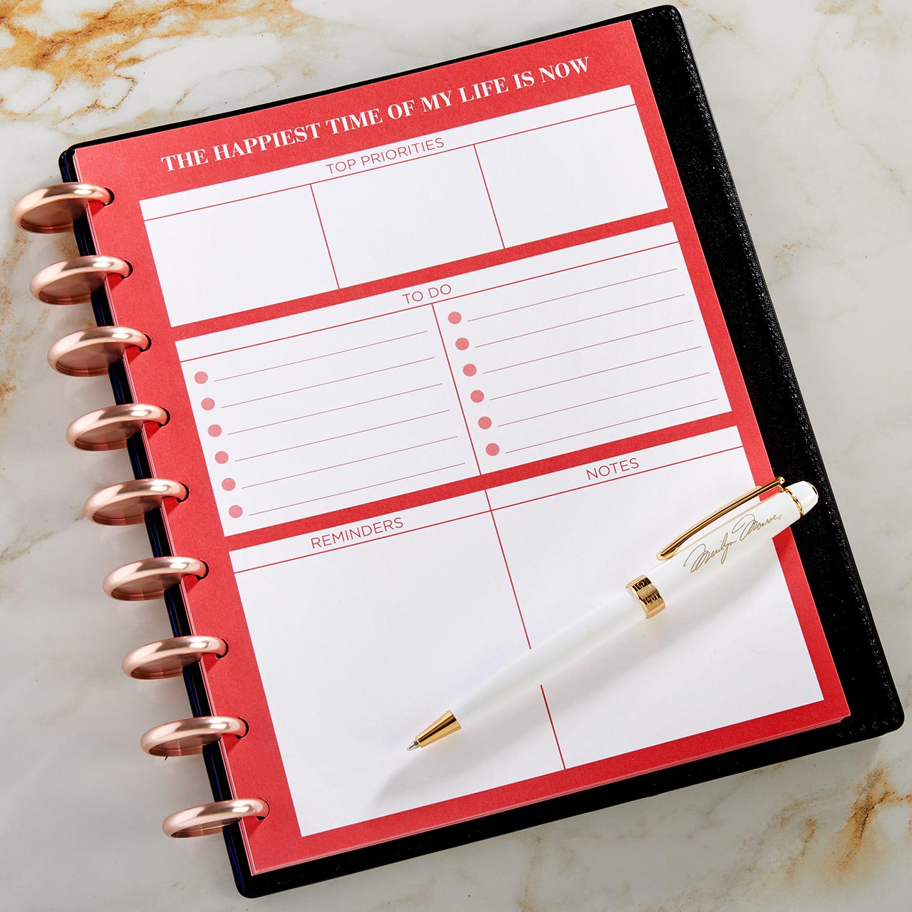 Circa Love Marilyn To-Do List Refill - 50 Sheets, Planner Inserts for Daily Tasks & Productivity - Perfect for Office, Home, and School Organization