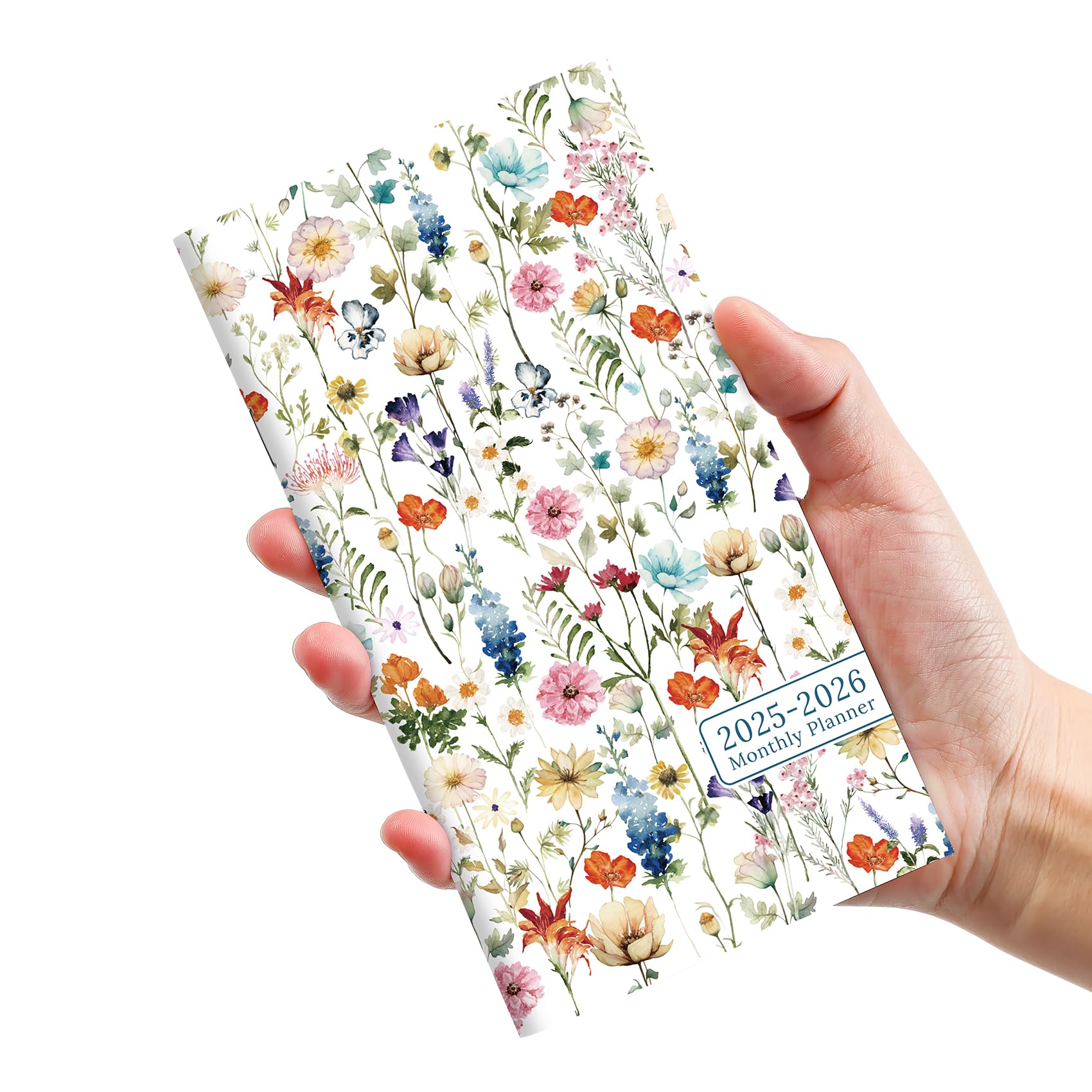 2025-2026 Pocket Calendar for Women - Two Year Monthly Planner (Jan 2025-Dec 2026), Compact 6.5