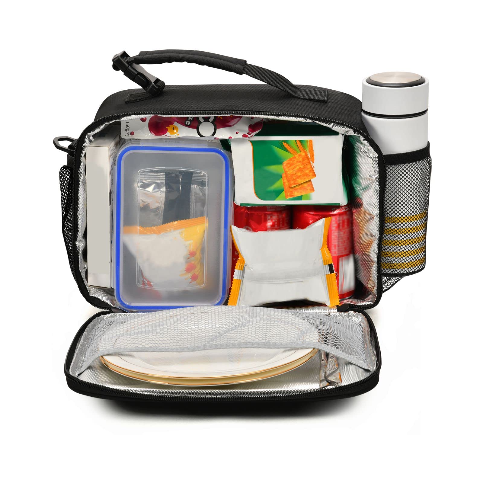 Insulated Lunch Bag for Women & Men - Leakproof Cooler Tote with Koala Bear Design | Reusable Freezable Lunch Box for Office, School, Picnic & Beach | Perfect for Work Meals, Outdoor Adventures & Daily Commute