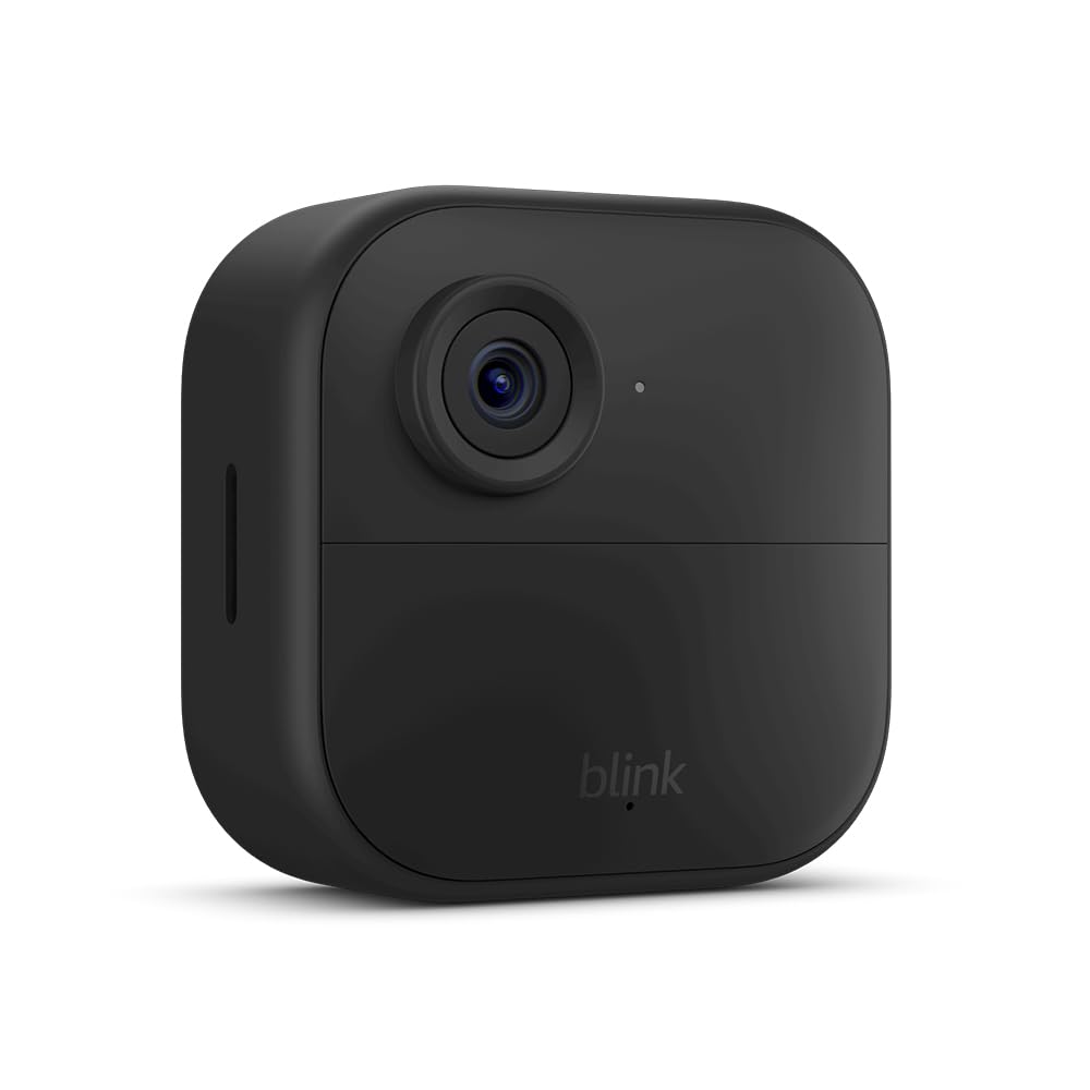 Blink Outdoor 4 Wireless HD Smart Security Camera - Newest Model with 2-Year Battery Life, Enhanced Motion Detection, Alexa Compatible (Sync Module Required) for Home, Office & Outdoor Surveillance