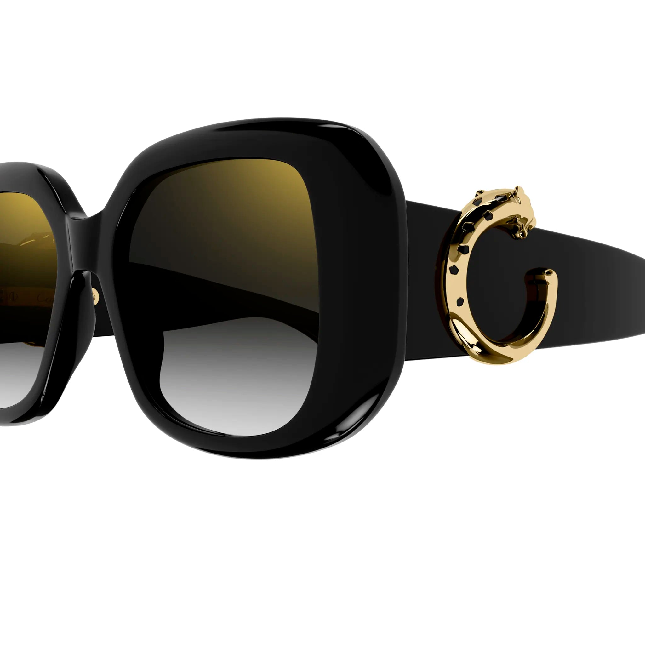 Cartier CT0471S 001 Black Grey Aviator Sunglasses for Men & Women - Luxury Designer Shades for Driving, Travel & Outdoor Activities